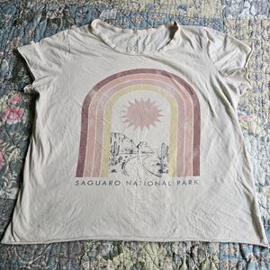 Grayson Threads 'Saguaro National Park' Graphic Tee Fits Women’s Size Large